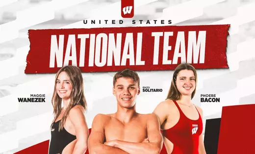 US National Team Selection: Solitario, Wanezek and Bacon representing USA Swimming