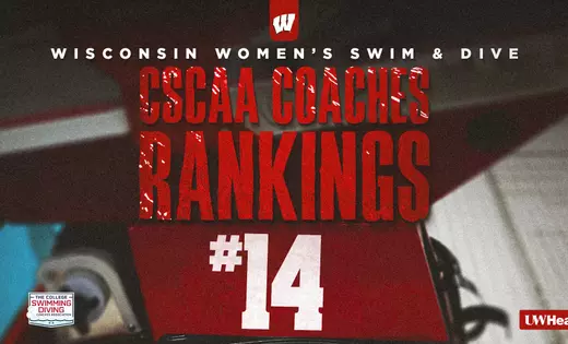 Wisconsin Women’s Swim & Dive team begin their season ranked No. 14 in preseason poll
