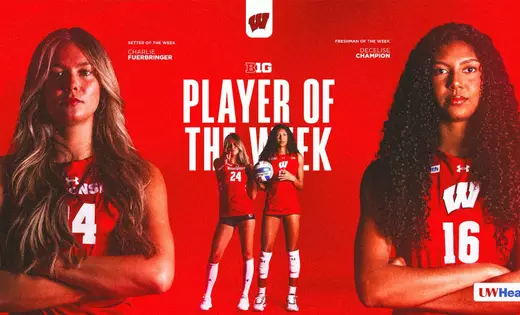 Volleyball earns a pair of Big Ten weekly awards