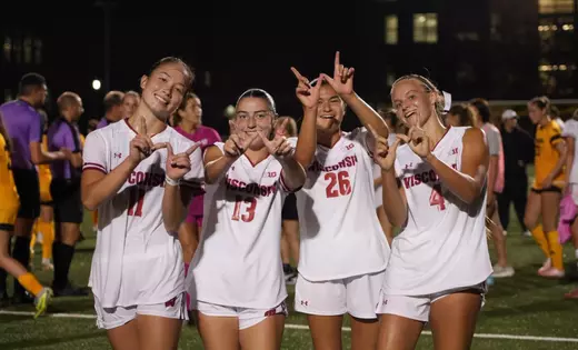 No. 16 Wisconsin blanks Milwaukee 2-0 on the road