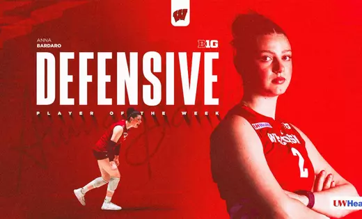Bardaro Named Big Ten Defensive Player of the Week