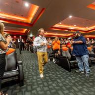 Image Taken at the Oklahoma State Wrestling John Smith Retirement Press Conference, Monday, April 15, 2024, Boone Pickens Stadium Team Room, Stillwater, OK/Bruce Waterfield