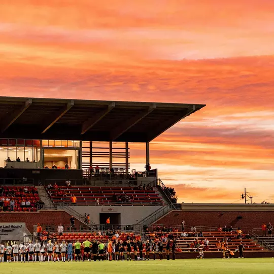 Sunset at Neal Patterson Stadium