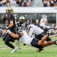 Image of Oklahoma State Cowboy Football vs University of Central Florida Taken Saturday, November 22, 2025, Acrisure Bounce House, Orange County, FL. Jerod_Hill/OSU Athletics