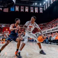 Image Taken at Cowboy Basketball v Cal State Fullerton, Sunday, December 21, 2025, Gallagher Iba Arena, Stillwater, Oklahoma. Landry Bledsoe/OSU Athletics.