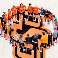 Cowgirl Basketball Practice Huddle