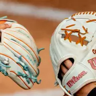 Cowgirl Softball Glove Shot vs. Wichita State