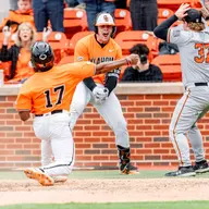 Image Taken at the Oklahoma State Cowboys vs Sam Houston State Bearkats Baseball Game, Sunday, March 1, 2026, O'Brate Stadium, Stillwater, OK. Bruce Waterfield/OSU Athletics