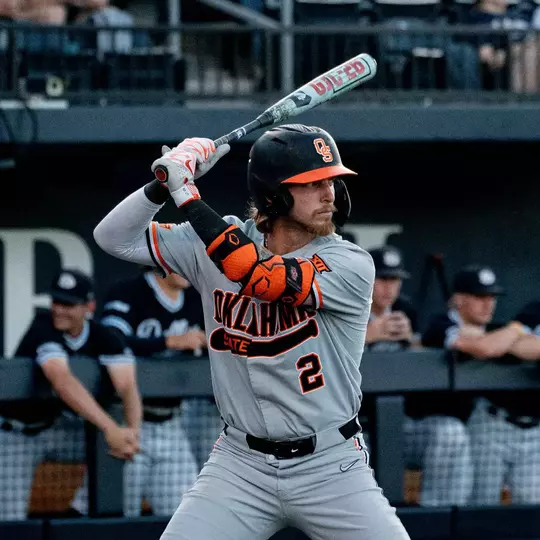 Image Taken at Oklahoma State Cowboy Baseball, Saturday, March 28th, 2026, Miller Park, Provo, Utah. Evan Cichon/OSU Athletics.