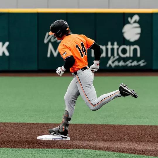 Image Taken at Oklahoma State Cowboy Baseball, Sunday, April 12th, 2026, Tointon Family Stadium, Manhattan, Kansas. Evan Cichon/OSU Athletics.