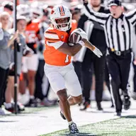 Miles Coleman at 2026 Spring Game