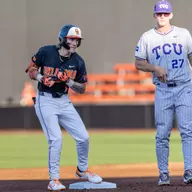 Image Taken at the Oklahoma State Cowboys vs TCU Horned Frogs Baseball Game, Saturday, May 2, 2026, O'Brate Stadium, Stillwater, OK. Bruce Waterfield/OSU Athletics