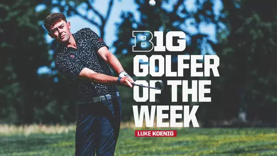 Luke Koenig Big Ten Golfer of the Week