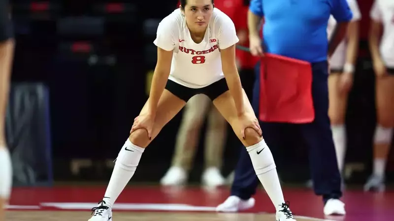 Lexi Visintine on the court at Jersey Mike's Arena