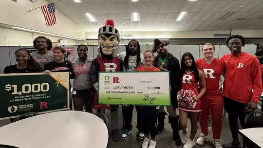 Former Two-Sport Standout Joe Porter Honored with Extra Yard for Teachers Award Image