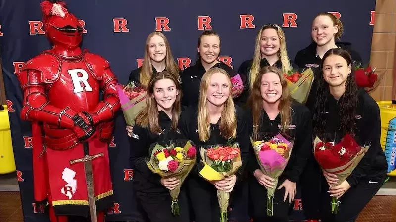 Rutgers Swimming and Diving Senior Day
