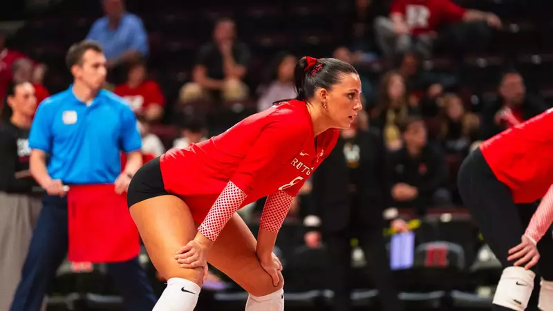 Skylar George on the court at Jersey Mike's Arena against RV Michigan State