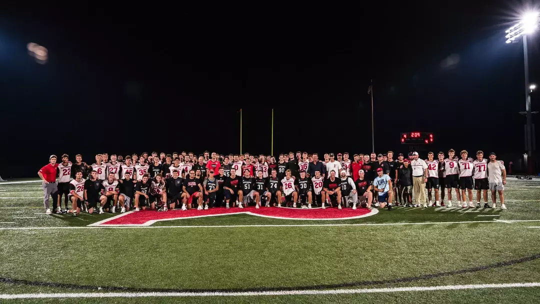 Men's Lacrosse Alumni Game Team Photo