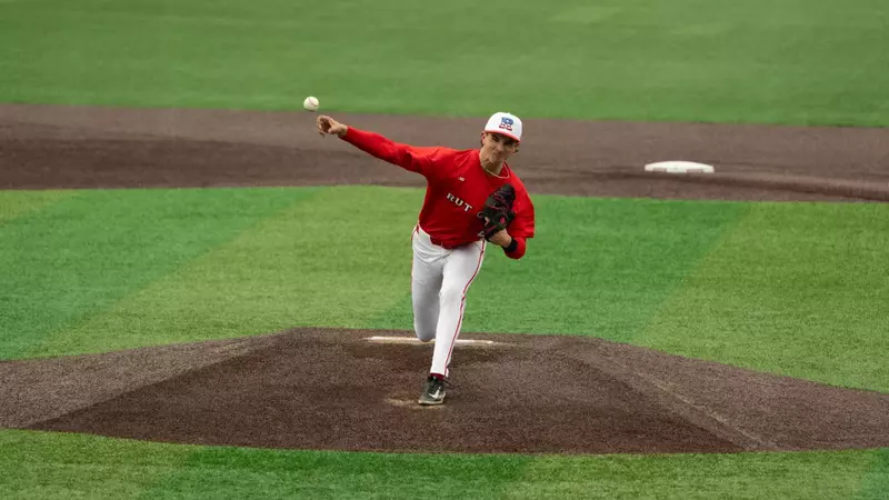 Rutgers Baseball Game Action