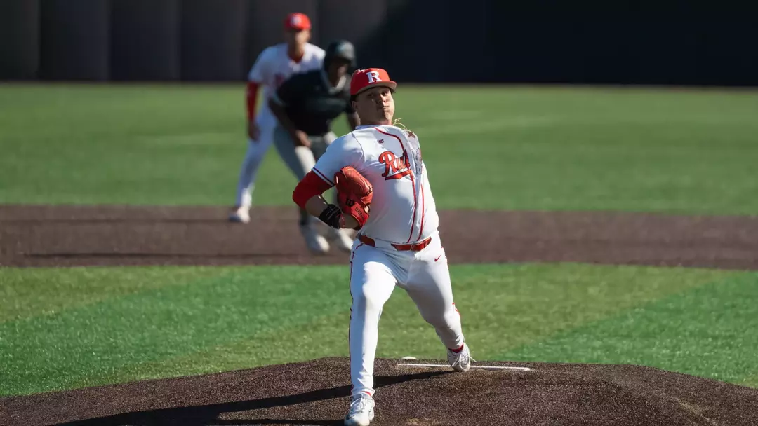 Rutgers Baseball Game Action