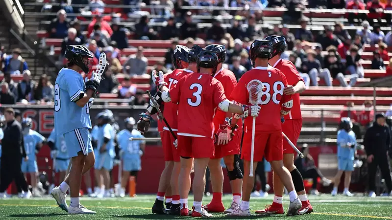 Men's Lacrosse Downs No. 11 Johns Hopkins in Double Overtime
