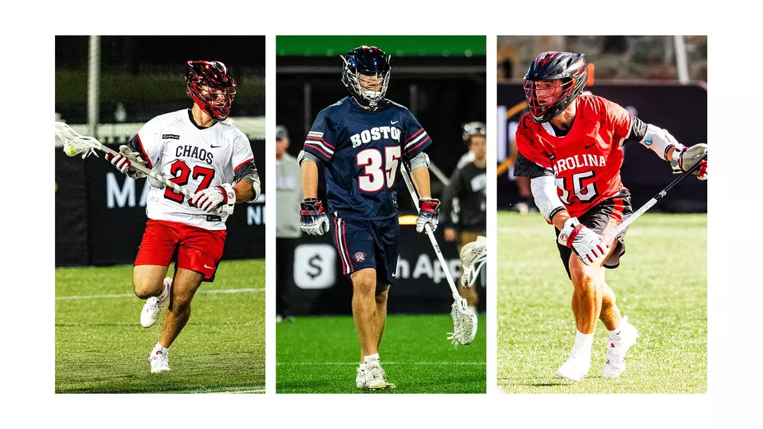 Three Men's Lacrosse Alumni Were Named PLL All-Stars: Ethan Rall, Ross Scott and Shane Knobloch