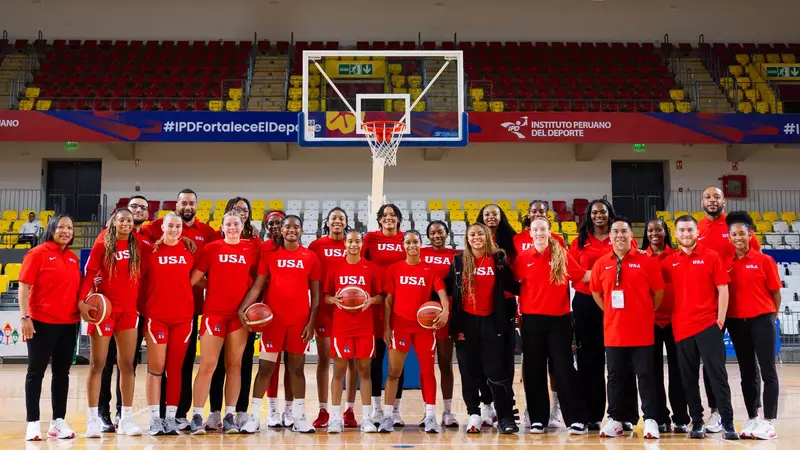 Team USA - Rutgers vs. Peru Team Photo