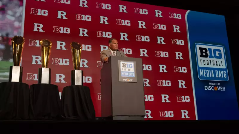 Greg Schiano Big Ten Media Days 2026