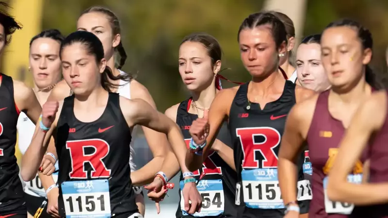 2025 Rutgers Cross Country at the Big Ten Championships at Forest Acres East Golf Course in East Lansing, MI on October 31, 2025.