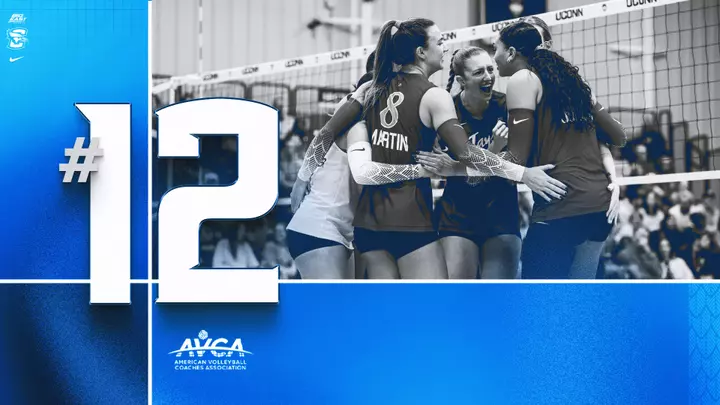 Volleyball Remains 10th in RPI; Ascends To 12th in AVCA Poll Image