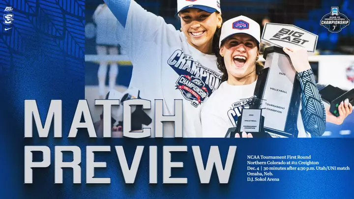 VB NCAA Tournament Preview Graphic vs. Northern Colorado