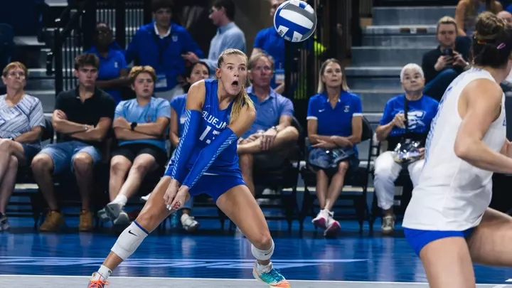 Volleyball Makes Quick Work of Butler in First Home Sweep Image
