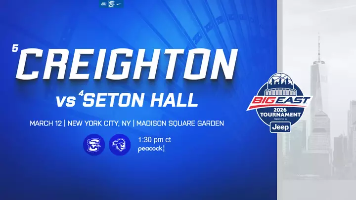 Men's Basketball Tournament vs. Seton Hall bracket