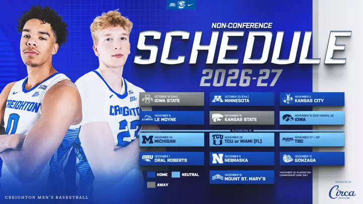 2026-27 Men's Basketball Non-Conference Schedule