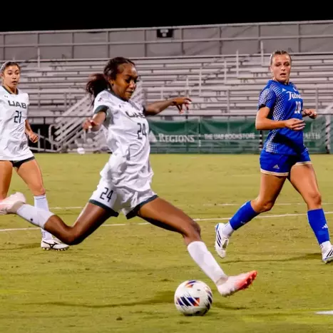 UAB Shuts Out Tulsa, 2-0, for Fifth Conference Win