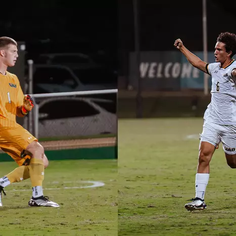 Schulz Earns American Conference Goalkeeper of the Week, Quevedo Named Honorable Mention