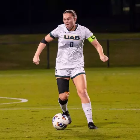 Stewart Scores Twice as UAB Shuts Out Rice, 3-0