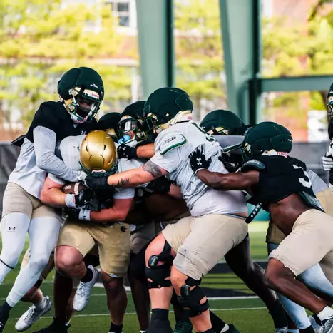 Blazers Complete First Scrimmage of Spring