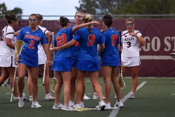 Gators Celebrate a Goal Against SDSU