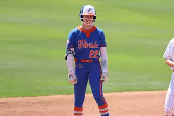 Cassidy McLellan smiling against South Carolina