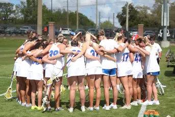 Lacrosse Team Huddle