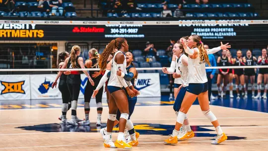 VB celebration after point