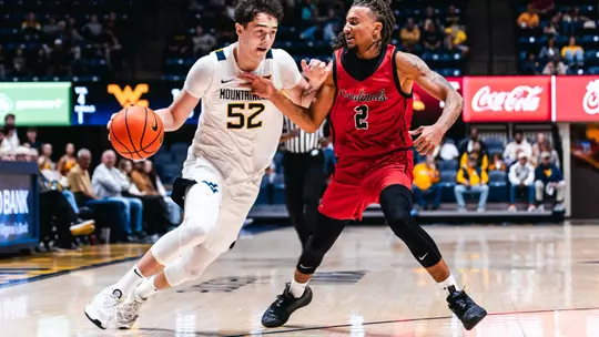 West Virginia faces Wheeling in an exhibition on Sunday, Oct. 26, at Hope Coliseum in Morgantown, W.Va.