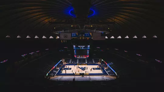 West Virginia faces Wheeling in an exhibition on Sunday, Oct. 26, at Hope Coliseum in Morgantown, W.Va.