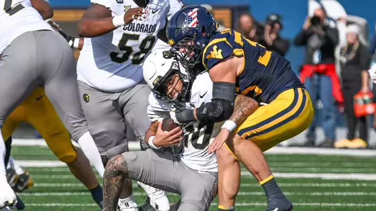 West Virginia defeats Colorado at Milan Puskar Stadium on Saturday, Nov. 8, 2025.