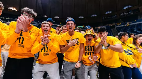 West Virginia hosts Pitt for the Backyard Brawl at Hope Coliseum on Thursday, Nov. 13, 2025, in Morgantown, W.Va.