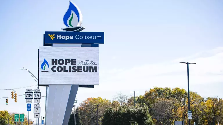Hope Coliseum Sign
