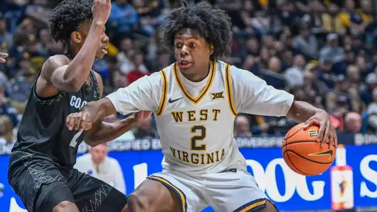 Game action from WVU vs Colorado Saturday, Jan. 17, 2026 at the Hope Coliseum.