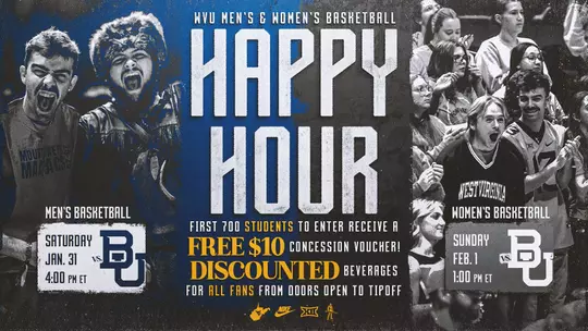Happy Hour Jan. 31 and Feb. 1