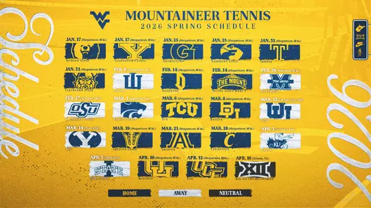 2026 Spring Tennis Schedule